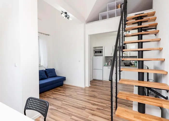 Blekitna Apartment With Mezzanine